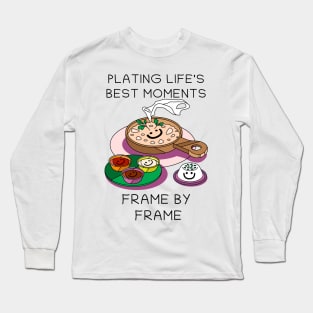 Food bloggers plate moments Long Sleeve T-Shirt